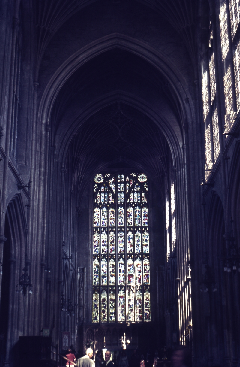 401354: Bath Somerset England Interior Bath Abbey