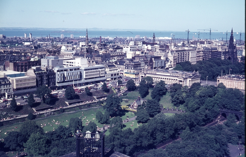 401430: Edinburgh Scotland view from Castle