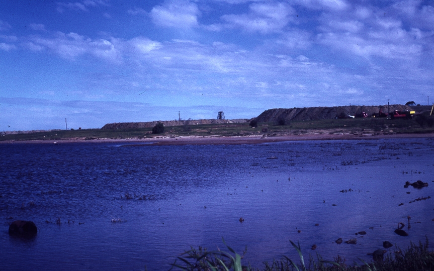 401555: Southern Cross Western Australia Lake Polaris looking towards Fraser's Mine Photo Wendy Langford