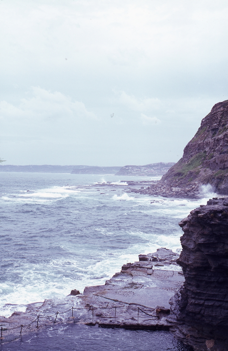 401581: Newcastle New South Wales Cliffs and Ocean Beach Photo Wendy Langford