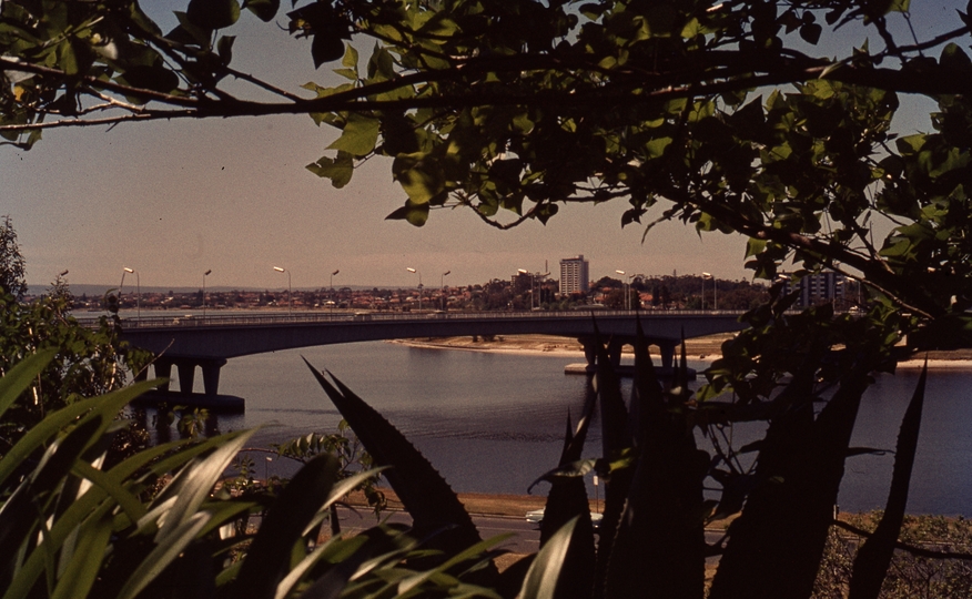 401759: Perth Western Australia Narrows Bridge viewed from downstream side Photo Wendy Langford