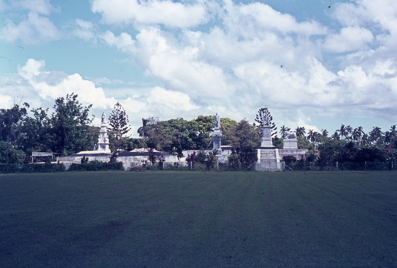 401784: Nuku'Alofa Tonga Royal Tombs Photo Wendy Langford