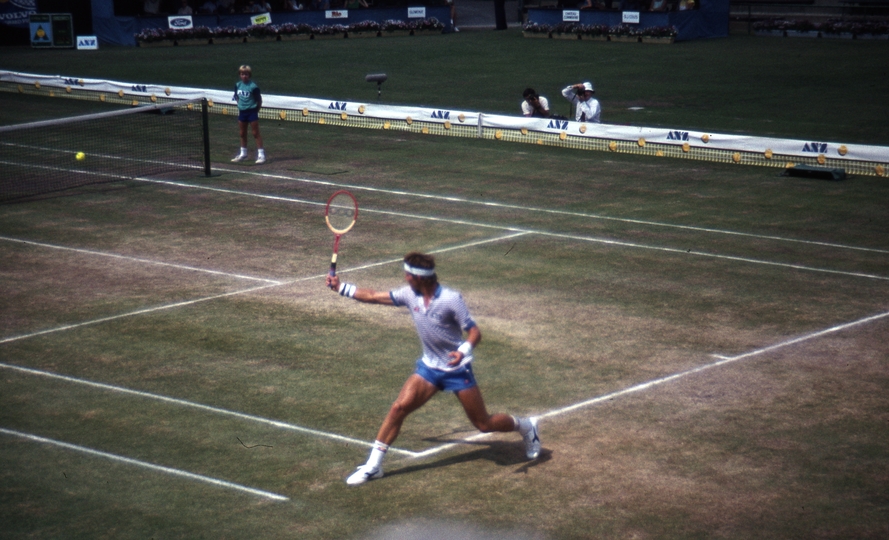 401790: Kooyong Victoria Tennis Courts Pat Cash playing